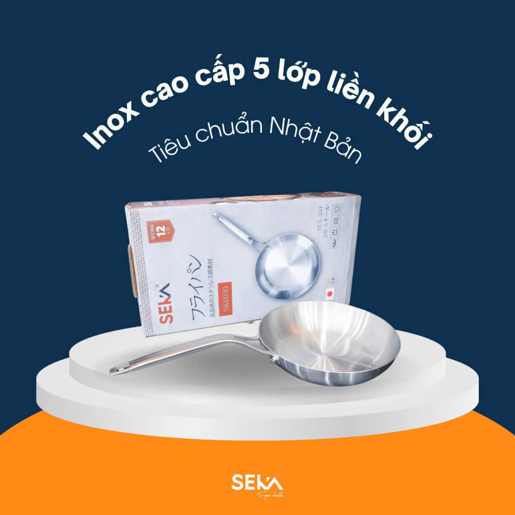 Thiết kế 5 lớp liền khối – Nấu ăn nhanh, tiết kiệm năng lượng