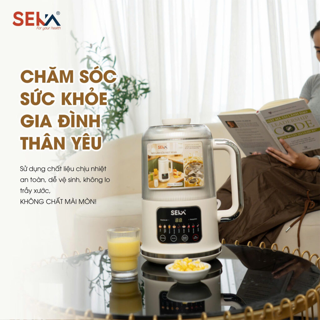 Máy xay sữa mịn, không bã